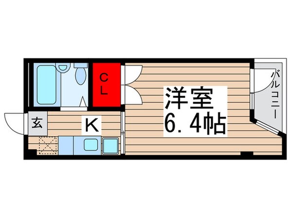 セゾンアネックス富浜の物件間取画像